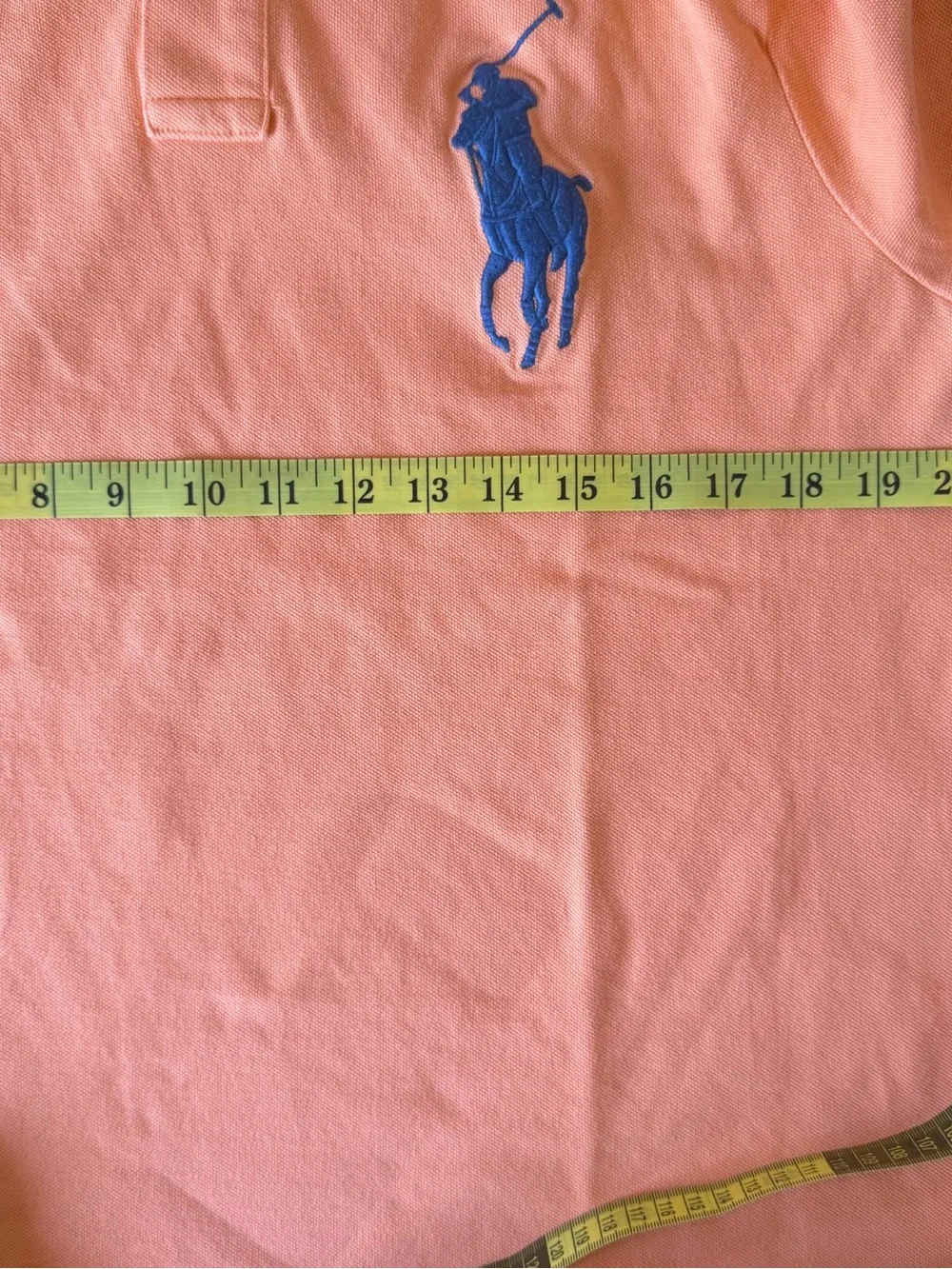 Polo Ralph Lauren - Men’s Big Pony Polo Shirt Custom Slim Fit - Orange, L
